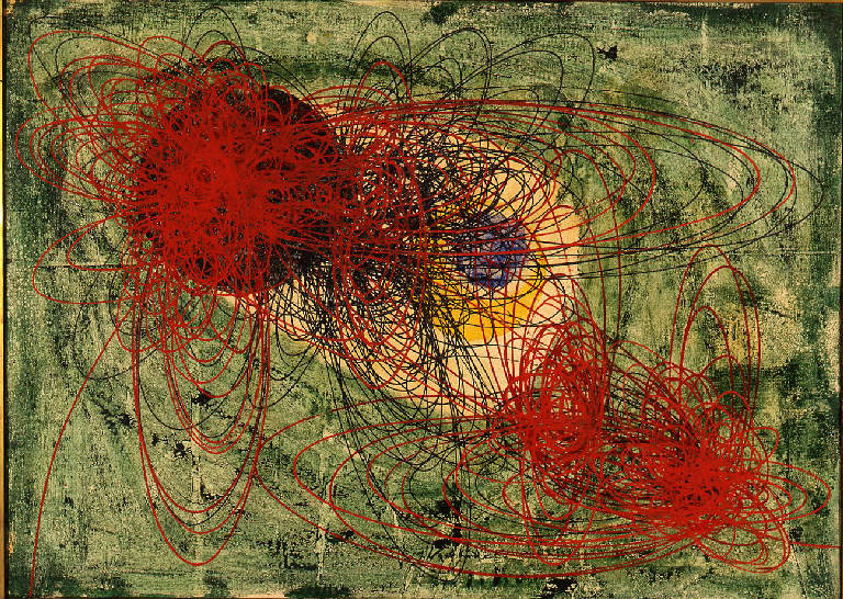 Spirali (dipinto) di Crippa Roberto (sec. XX)