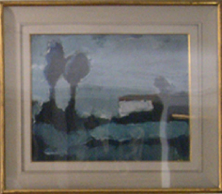 Paesaggio (dipinto) di Sironi Mario (sec. XX)