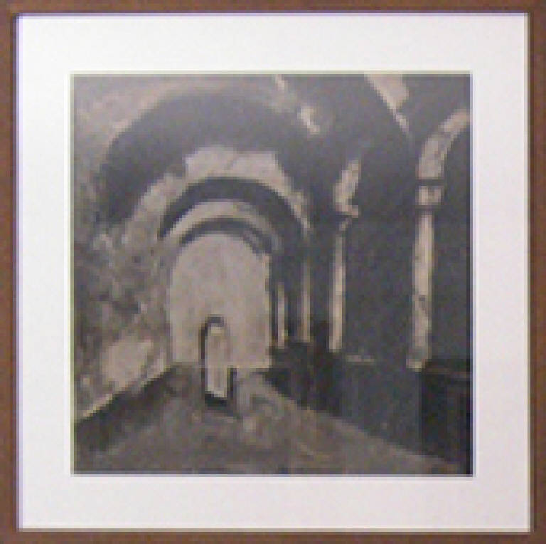 Il chiostro (dipinto) di Sironi Mario (sec. XX)