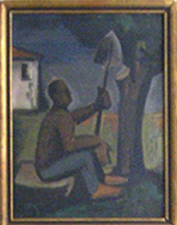 Contadino (dipinto) di Sironi Mario (sec. XX)