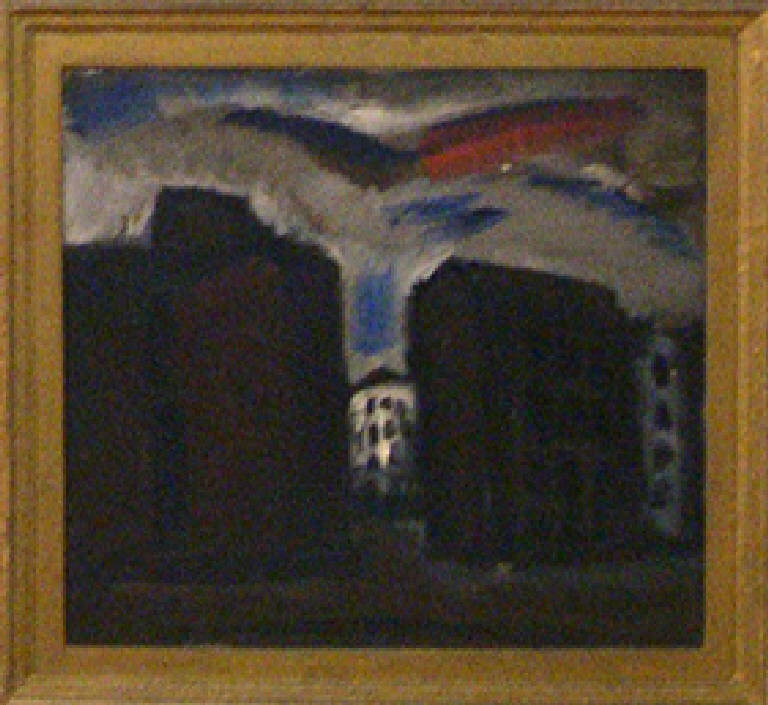 La nuvola sulla città (dipinto) di Sironi Mario (sec. XX)