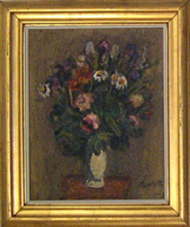 Fiori (dipinto) di Morlotti Ennio (sec. XX)