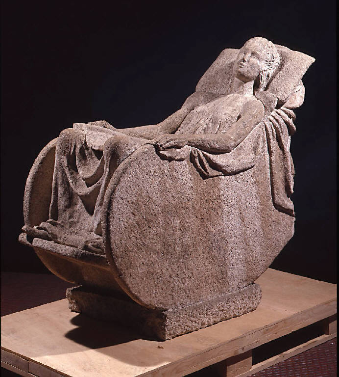 La convalescente (scultura) di Martini Arturo (sec. XX)