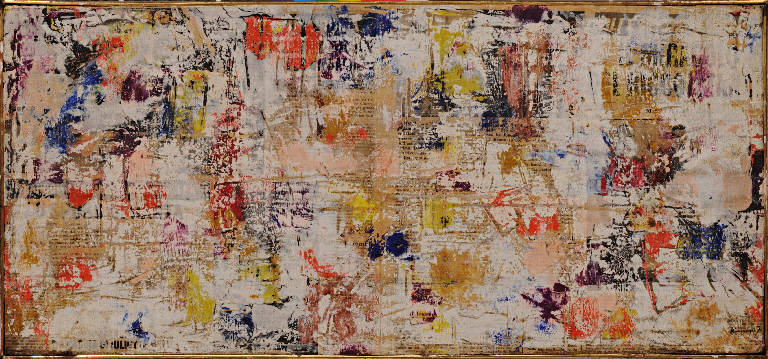 Composizione, Segni aniconici (dipinto) di Romney (sec. XX)