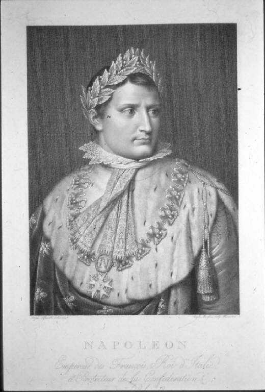 Ritratto di Napoleone Bonaparte (stampa smarginata) di Morghen Raffaello, Tofanelli Stefano (secc. XVIII/ XIX)