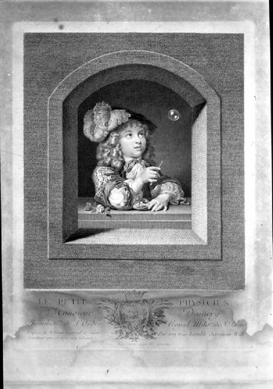 Vanitas (stampa) di Wille Johann Georg, Wille Johann Georg, Netscher Caspar (sec. XVIII)