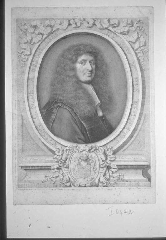 Ritratto di G.N. De La Reyne (stampa) di Schuppen Pieter Ludwig van, Mignard Pierre (sec. XVII)