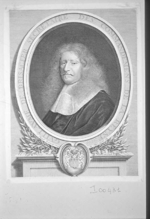 Ritratto di Guillaume De Brisacier (stampa) di Masson Antoine, Mignard Nicolas (sec. XVII)