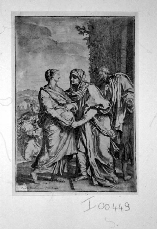 La visitazione, Visitazione (stampa) di Maratti Carlo, Maratti Carlo (sec. XVII)