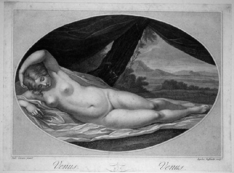 Venere, Venere (stampa smarginata) di Zaffonato Angelo, Carracci Annibale (sec. XIX)