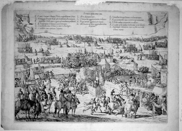 Presa di Bonn nell'anno 1588, Presa di Bonn nell'anno 1588 (stampa, elemento d'insieme) di Miel Jan, Miel Jan (sec. XVII)