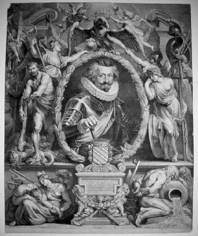 Ritratto di Charles de Longueval conte di Bucquoy, Ritratto di Charles de Longueval conte di Bucquoy (stampa) di Vorsterman Lucas il Vecchio, Rubens Pieter Paul (sec. XVII)