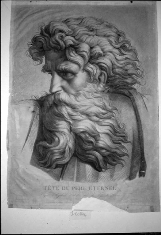 Dio Padre (stampa) di Lingèe Thèrese Eleonore, Paté, Sanzio Raffaello (seconda metà sec. XVIII)