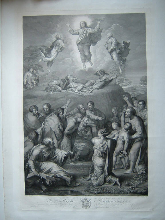 Trasfigurazione (stampa) di Morghen Raffaello, Tofanelli Stefano, Sanzio Raffaello (sec. XIX)
