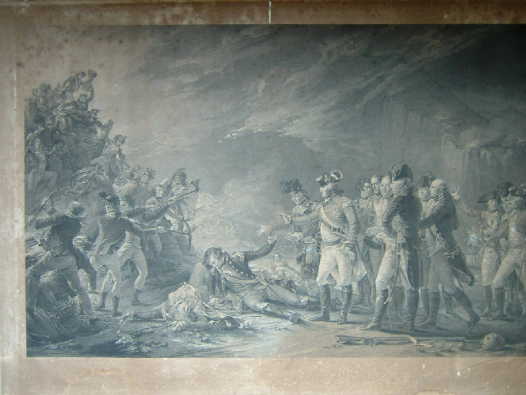 Battaglia di Gibilterra del 2 novembre 1781 (stampa) di Sharp William - scuola francese (sec. XVIII)