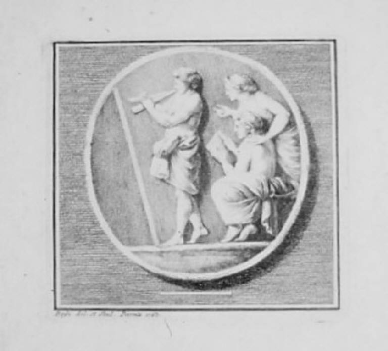 Allegoria della Musica (stampa) di Bossi Benigno, Bossi Benigno (sec. XVIII)