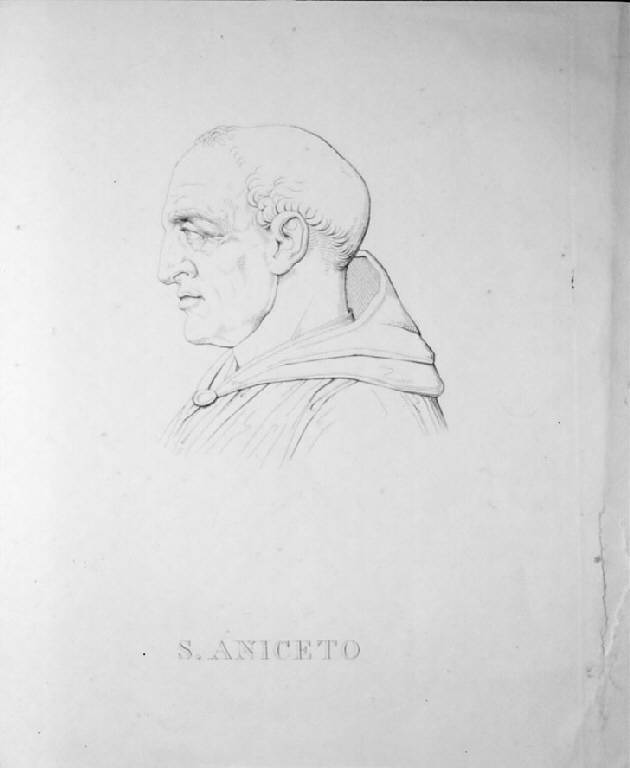 Sant'Aniceto (stampa) - scuola italiana (prima metà sec. XIX)