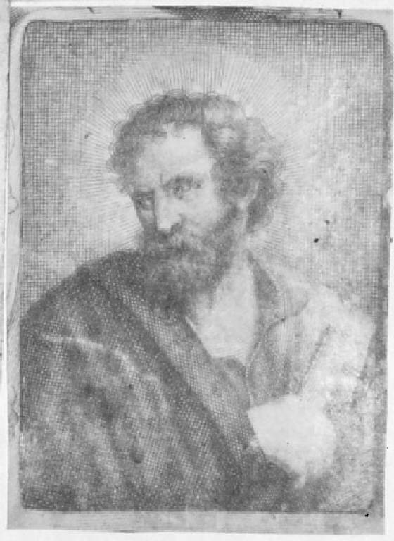 Sant'Andrea (stampa smarginata) - scuola italiana (sec. XVII)