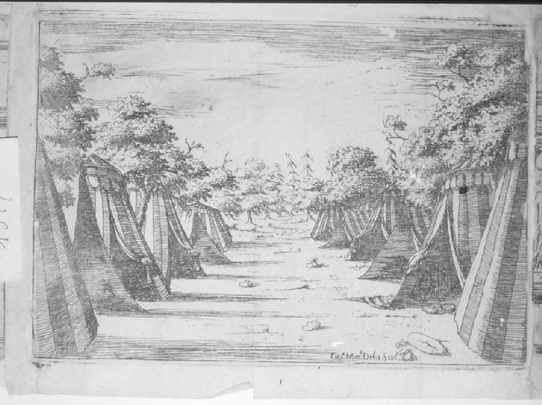 Scenografia (stampa) di Ger.o Mon.a, Ger.o Mon.a (sec. XVIII)