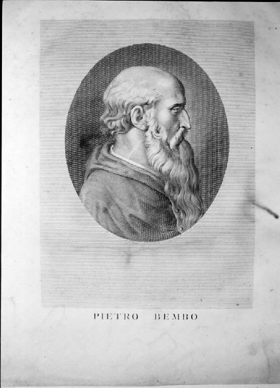 Ritratto di Pietro Bembo (stampa, elemento d'insieme) di Becceni Pietro, Bossi Giuseppe, Longhi Giuseppe (sec. XIX)