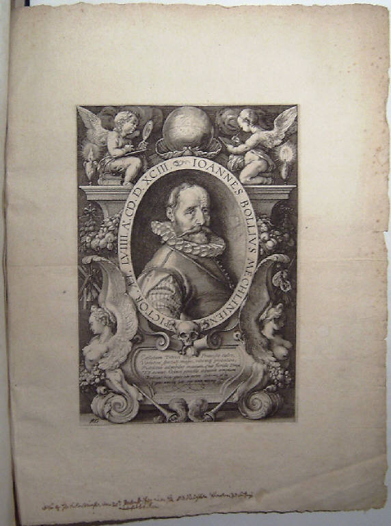 Ritratto di Hans Bol (stampa) di Goltzius Hendrick (sec. XVI)