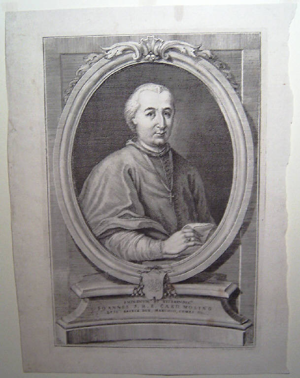 Ritratto di Giovanni Molin vescovo di Brescia (stampa) di Cagnoni Domenico (sec. XVIII)
