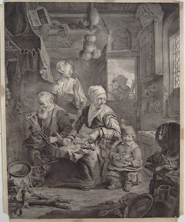 La pasticcera, Pasticcera (stampa) di Visscher Cornelis, Visscher Cornelis (sec. XVII)