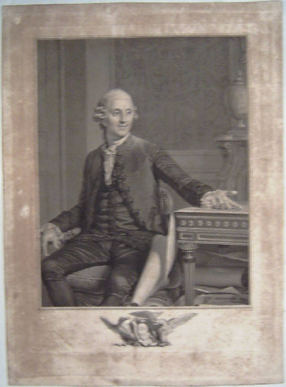 Ritratto di Sénac de Meilhan Gabriel, Ritratto di Sénac de Meilhan Gabriel (stampa) di Bervic Charles Clément, Duplessis Joseph-Siffrein (terzo quarto sec. XVIII)