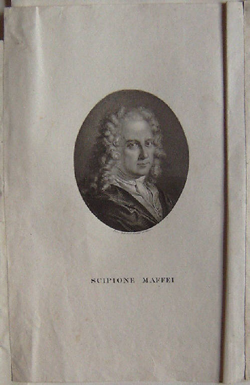 Ritratto di Scipione Maffei (stampa) di Anderloni Pietro, Anderloni Pietro (prima metà sec. XIX)