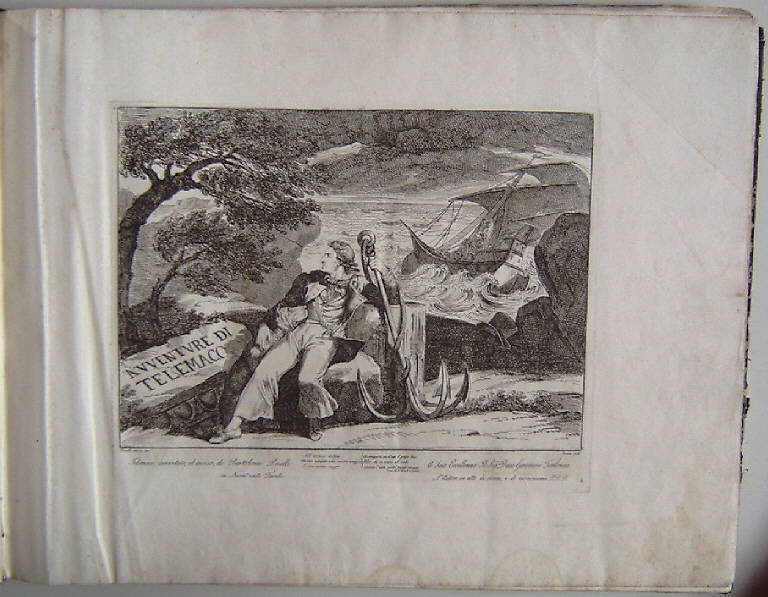 Telemaco/ Frontespizio (stampa, elemento d'insieme) di Pinelli Bartolomeo, Pinelli Bartolomeo (sec. XIX)