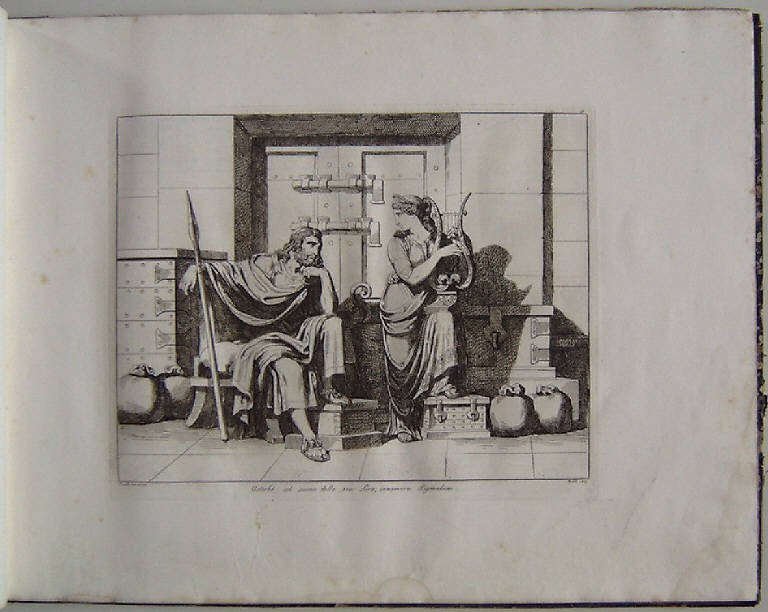 Astarbè fa innamorare Pigmalione (stampa, elemento d'insieme) di Pinelli Bartolomeo, Pinelli Bartolomeo (sec. XIX)