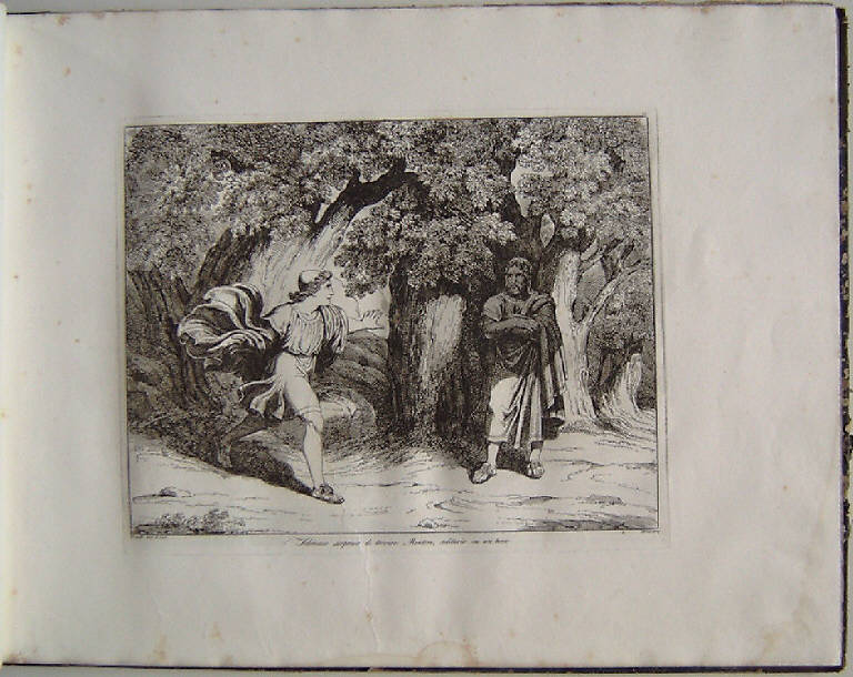 Telemaco e Mentore (stampa, elemento d'insieme) di Pinelli Bartolomeo, Pinelli Bartolomeo (sec. XIX)