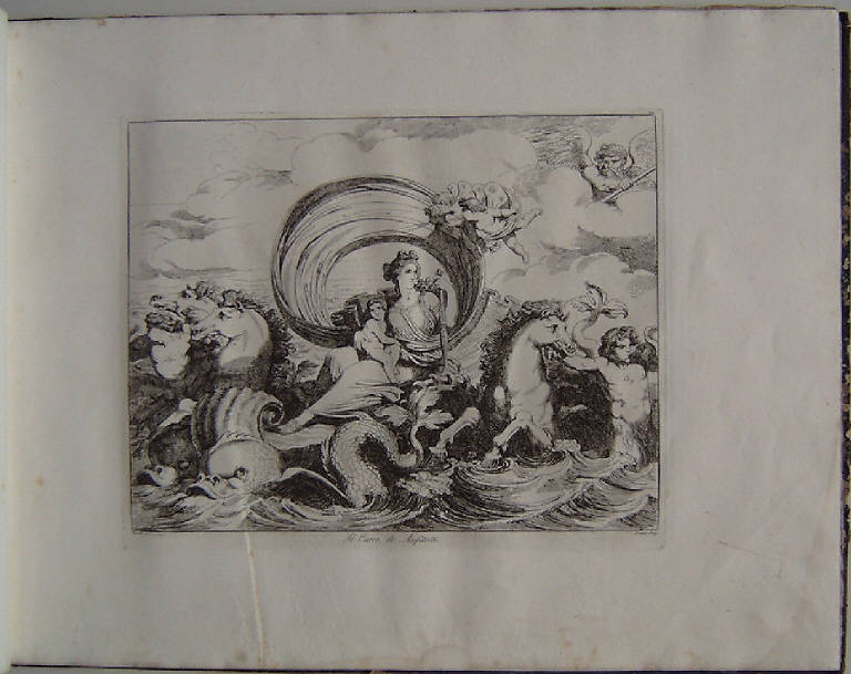 Carro di Anfitrite (stampa, elemento d'insieme) di Pinelli Bartolomeo, Pinelli Bartolomeo (sec. XIX)