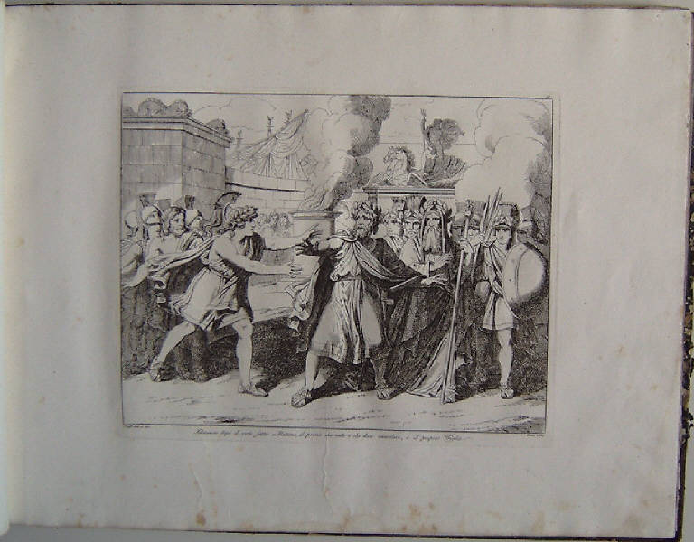 Idomeneo (stampa, elemento d'insieme) di Pinelli Bartolomeo, Pinelli Bartolomeo (sec. XIX)