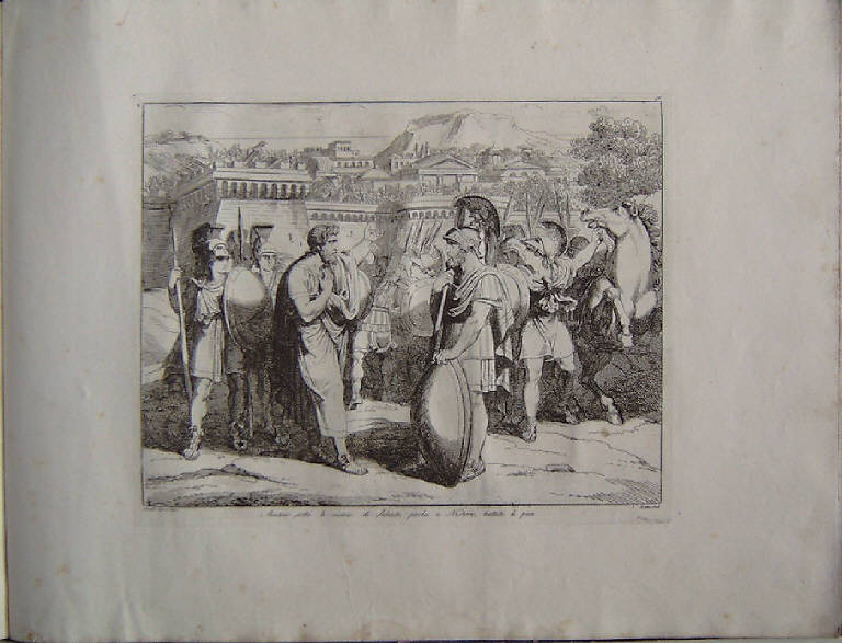 Mentore e Nestore (stampa, elemento d'insieme) di Pinelli Bartolomeo, Pinelli Bartolomeo (secondo quarto sec. XIX)