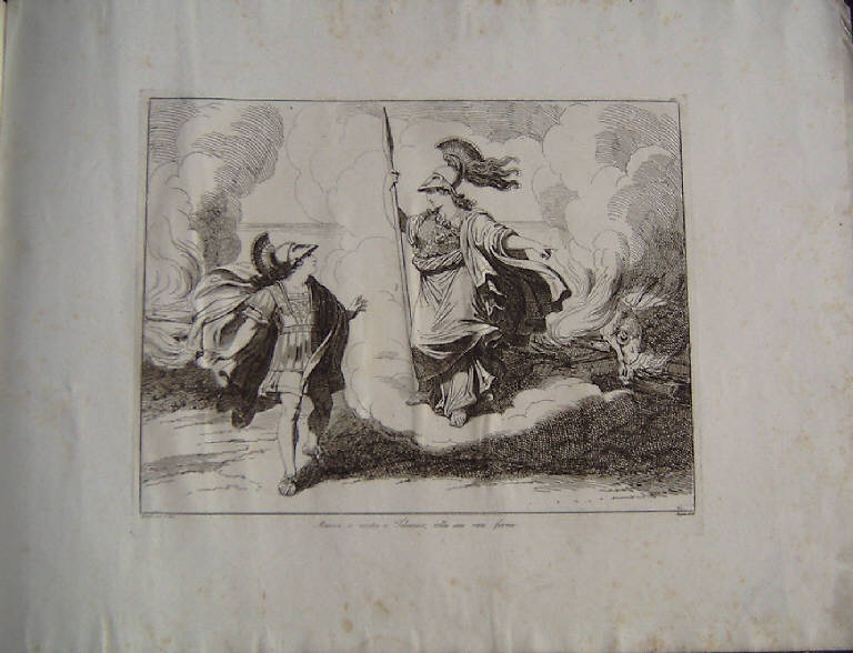 Telemaco e Minerva (stampa, elemento d'insieme) di Pinelli Bartolomeo, Pinelli Bartolomeo (secondo quarto sec. XIX)