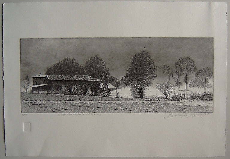 Paesaggio di campagna (stampa) di Bongiorni Lorenzo, Bongiorni Lorenzo (inizio sec. XXI)