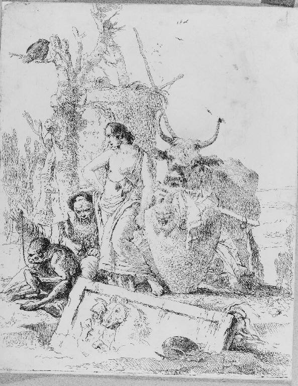 Capriccio (Stampa, serie) di Tiepolo Giovanni Battista, Tiepolo Giovanni Battista (sec. XVIII)