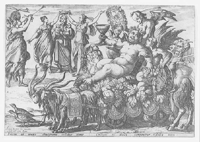 Allegoria delle Stagioni (stampa, serie) di Tempesta Antonio, Tempesta Antonio, Tempesta Antonio (sec. XVI)