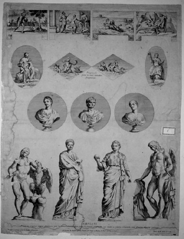 stampa, serie di Aquila Pietro, Aquila Pietro, Carracci Annibale (sec. XVII)