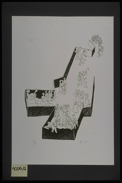 Figure (stampa, elemento d'insieme) di Leboroni Maria Elisa, Leboroni Maria Elisa (terzo quarto sec. XX)