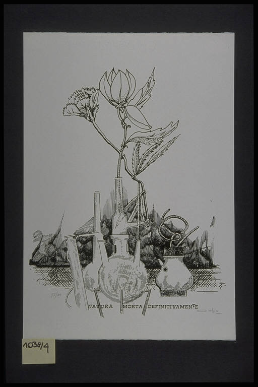 Fiori (stampa, elemento d'insieme) di Orefice Giorgio, Orefice Giorgio (terzo quarto sec. XX)