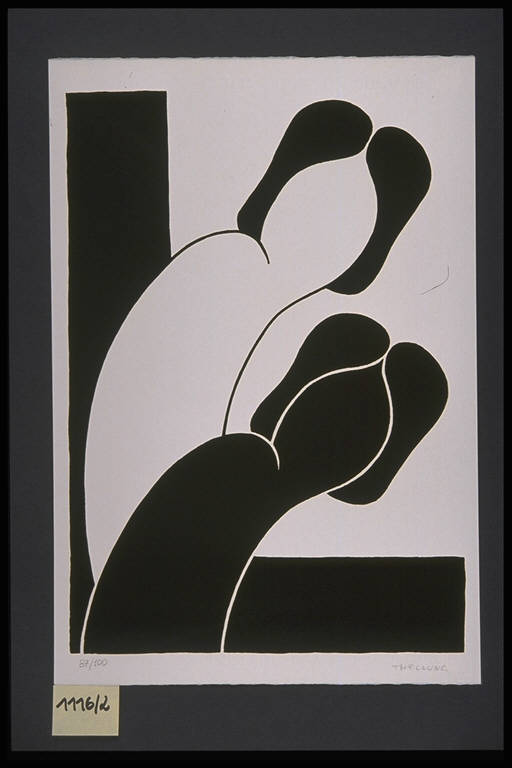 Figure femminili (stampa, elemento d'insieme) di Thellung Antonio, Thellung Antonio (terzo quarto sec. XX)