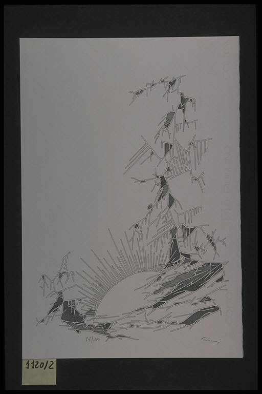 Sole (stampa, elemento d'insieme) di Cerioni Gastone, Cerioni Gastone (terzo quarto sec. XX)