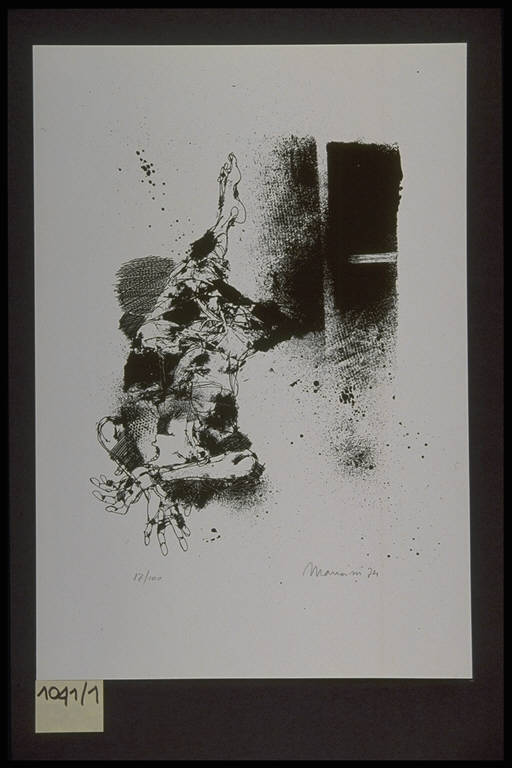 stampa, elemento d'insieme di Mancini Piero, Mancini Piero (terzo quarto sec. XX)