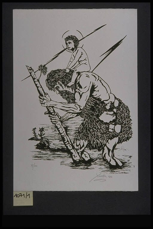 stampa, elemento d'insieme di Desogus Gianni Xiandes, Desogus Gianni Xiandes (terzo quarto sec. XX)