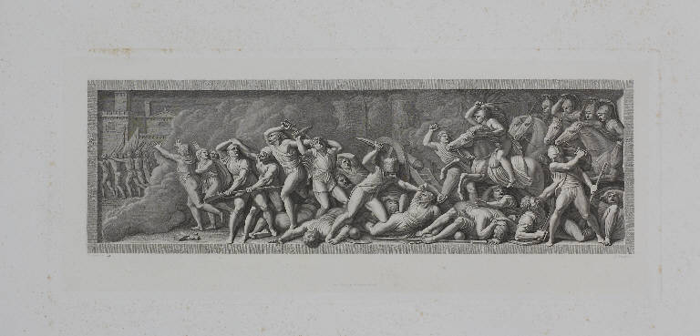 Battaglia di Rivoli (stampa, elemento d'insieme) di Appiani Andrea, Benaglia Giuseppe (terzo quarto sec. XIX)