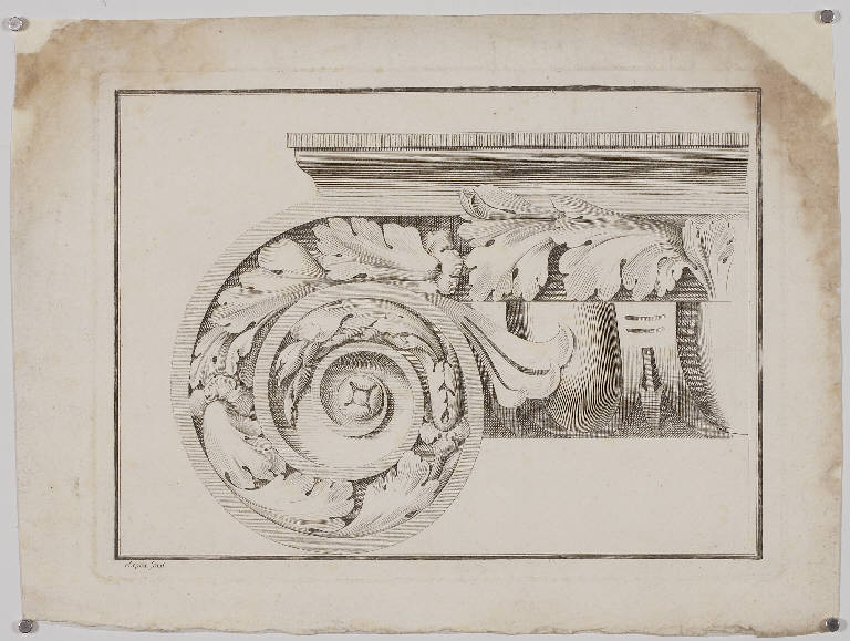 Capitello (stampa) di Aspar (prima metà sec. XIX)