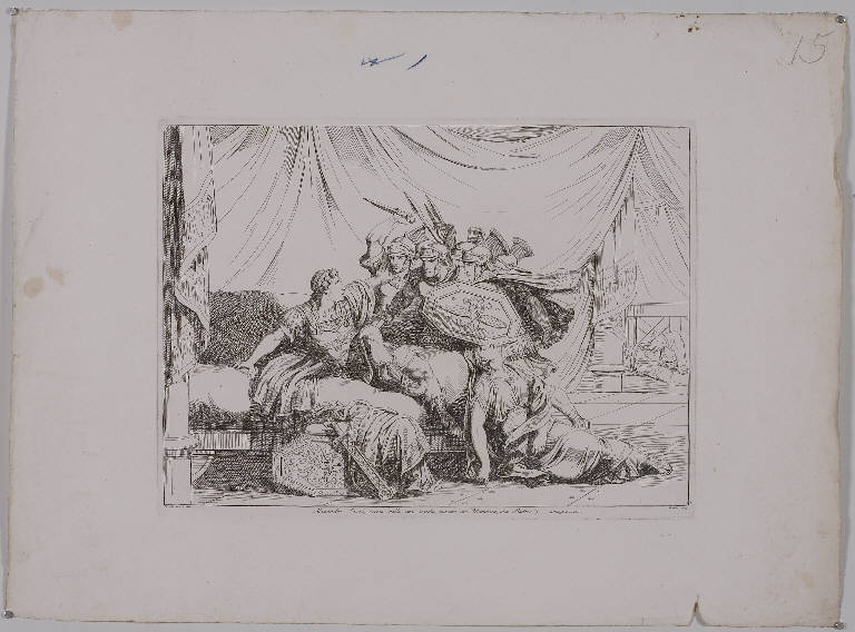 Uccisione di Alessandro Severo e di Mammea (stampa, elemento d'insieme) di Pinelli Bartolomeo, Pinelli Bartolomeo, Pinelli Bartolomeo (prima metà sec. XIX)