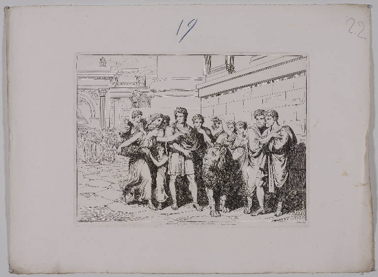 Androcolo (stampa, elemento d'insieme) di Pinelli Bartolomeo, Pinelli Bartolomeo, Pinelli Bartolomeo (prima metà sec. XIX)